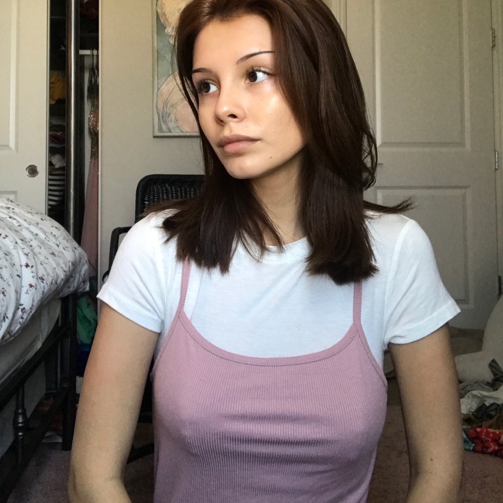 Adorable grunge pink dress